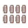 40pcs Hair Wig Clips Stainless Steel 9 Teeth Firmly Hold Hair Extension Hairpiece Clip 32mm