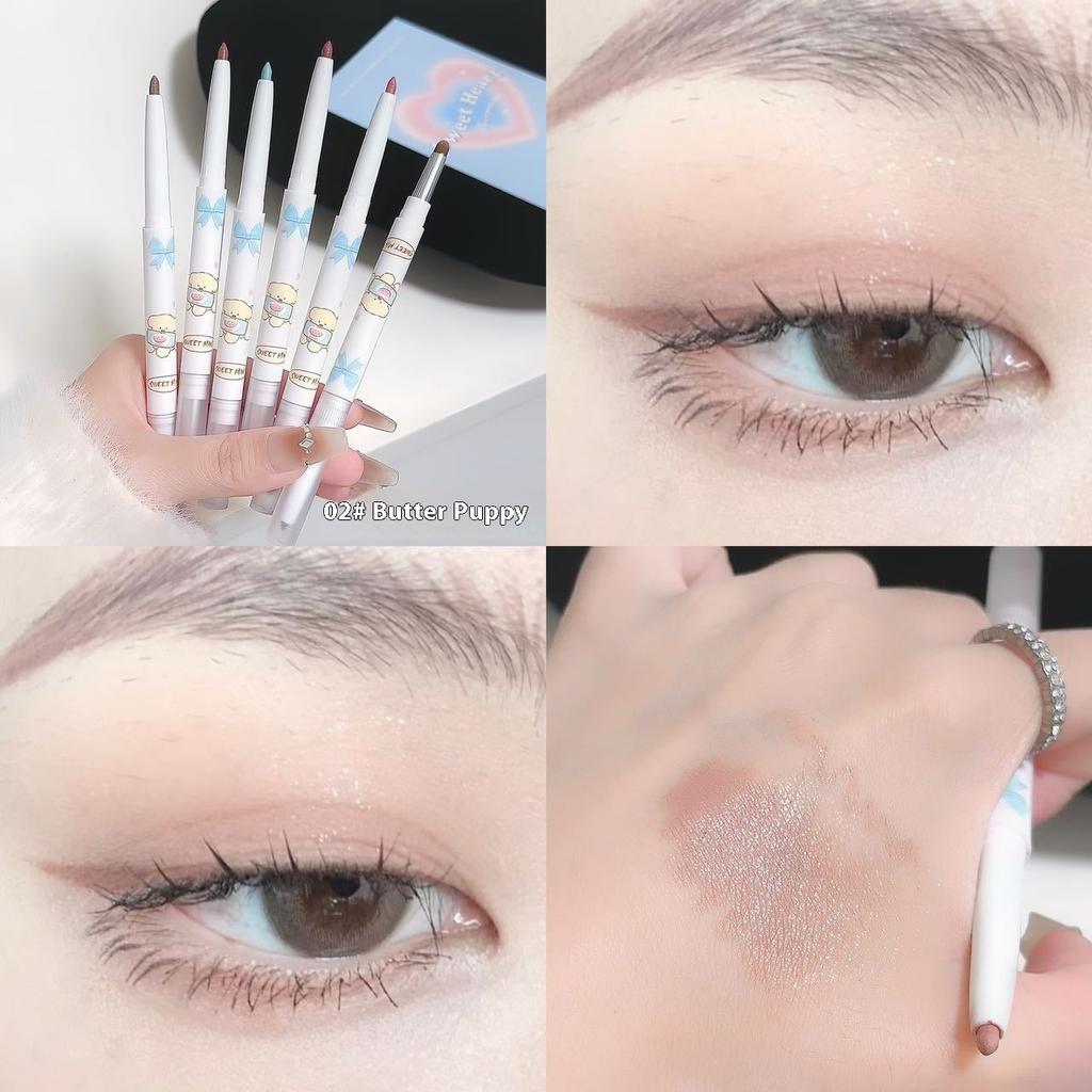 Bunny Eyeliner Glue Pen Adorable Animal Design Dual-Use Eyeliner and Eye Shadow Long-Lasting Waterproof Makeup Tool