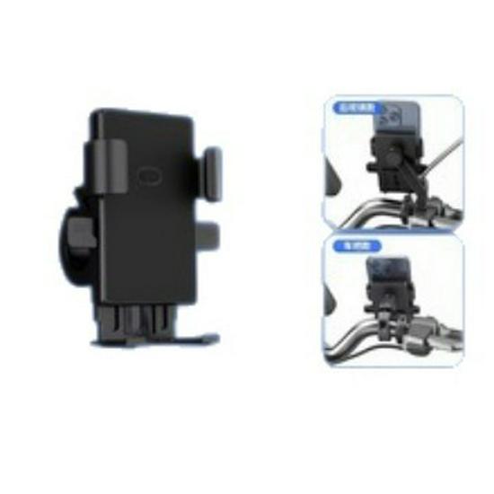 Stoßfeste & Regenfeste Fahrrad- und Motorrad-Handyhalterung mit kleinem Schirm zur Navigation