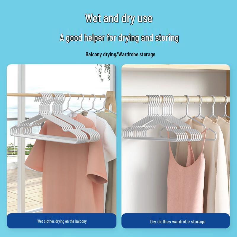 LYNN Thickened Non-slip Dip-Coated Clothes Hangers