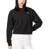Puma Her Crew Tr Solid Color Sports Casual Short Sleeve Pullover Sweatshirt Women Sweatshirt Black 676652-01