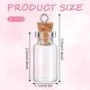 20Pcs Small Glass Bottles with Cork 1ml Empty Spell Jars Mini Potion Bottles Tiny ing Container for DIY Crafts Wedding Chrismas Decoration