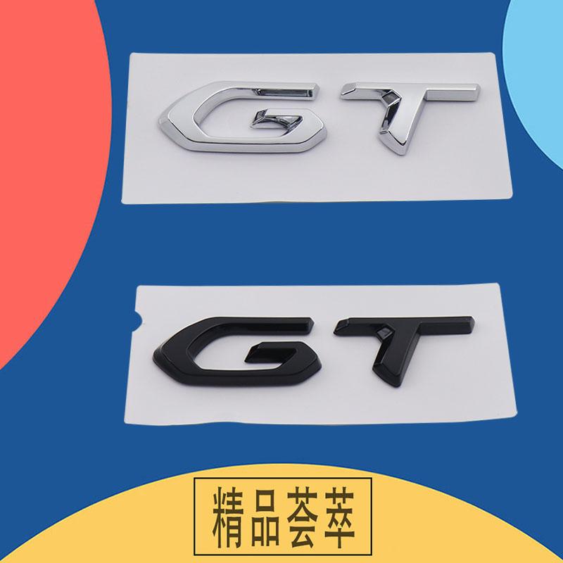 3D Premium ABS Car Sticker GT Logo Body Emblem Decal Exterior Decoration