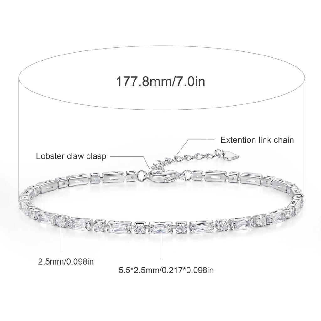A copper inlaid zircon square light luxury shining bracelet adjustable jewelry, popular