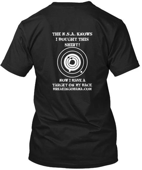 

The #NSA Is Watching Me Tee T-Shirt Made in the USA Size S to 5XL M