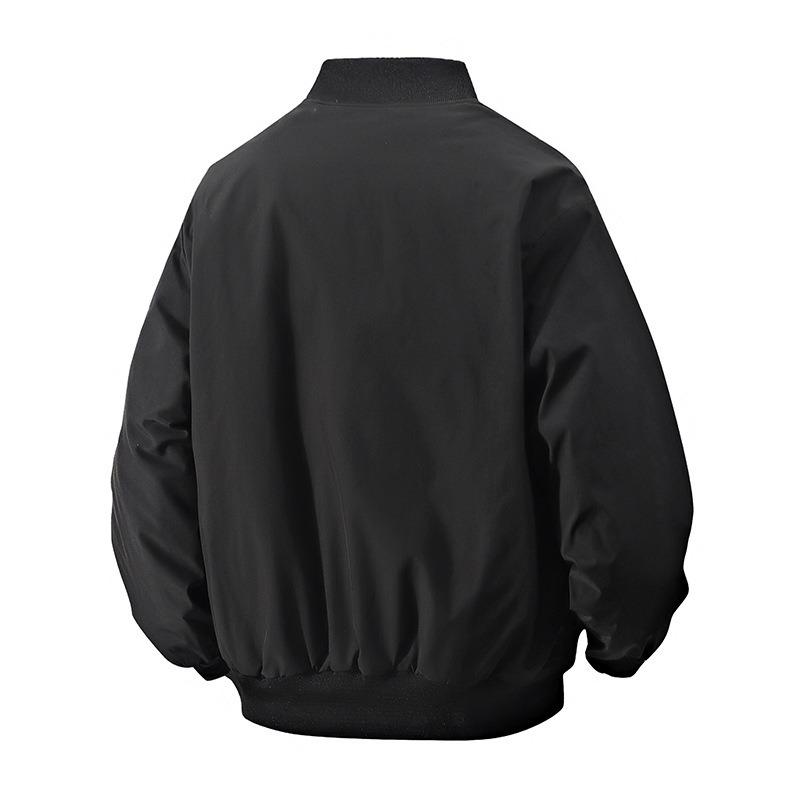 Collar cotton jacket men's autumn and winter thickened warm cotton jacket youth casual sports baseball uniform padded jacket trendy cotton jacket