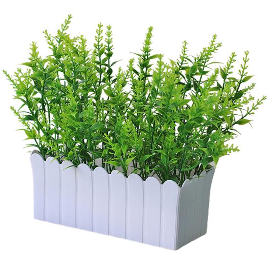 Practical Artificial Grass Bonsai Easy To Care Delicate Design Realistic