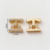 18mm 14K 18K Gold Plated Brass Round Connector for Necklaces Bracelet Clasps Diy Jewelry Making Supplies Findings