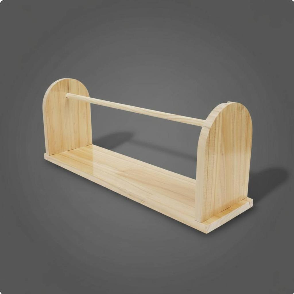 Yarn Spool Rack Knotsnag-resistantFree Wooden Yarn Holder Crafting Supply Sturdy Wood Even Rotation for Crocheters