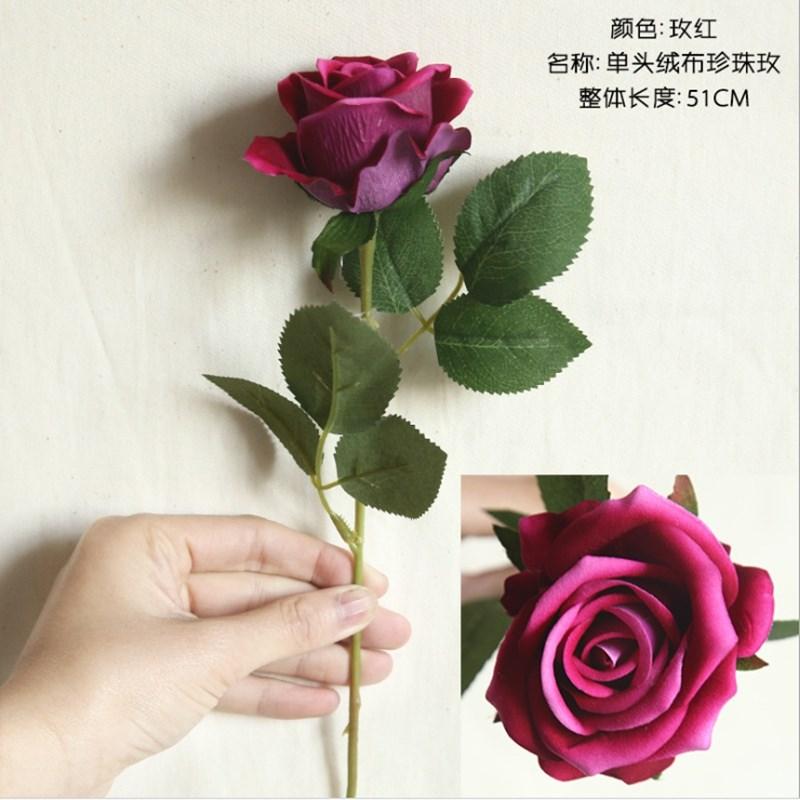 Artificial Flowers Silk Roses Festival Home Vase Decor Wedding Bridal Bouquet Outdoor Garden Bonsai Arch Holiday Party Diy Gifts