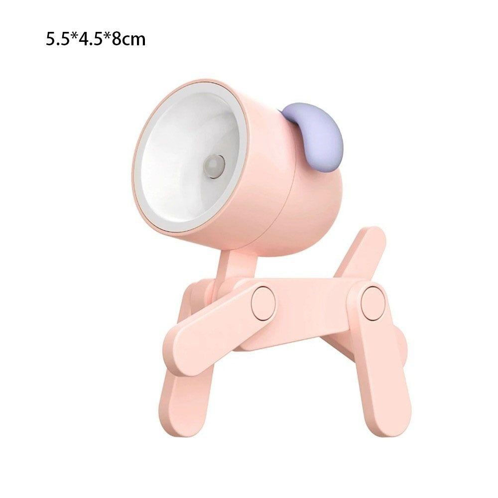 Gift Mini LED Night Light Portable Folding Cartoon Night Lamp Adjustable Table Lights Room Decor