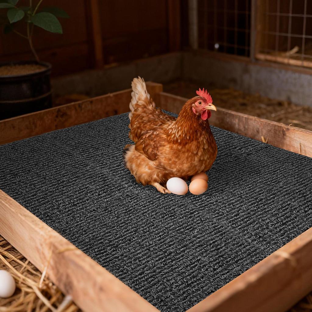12 Pcs Chicken Nesting Pad Reusable Nesting Hens Bedding Mats for Egg Laying Box Liner Plastic Nest Box Pad Poultry House