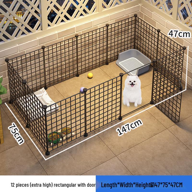 Pet Fence: Indoor Cage and Isolation Gate for Small To Medium Dogs and Cats