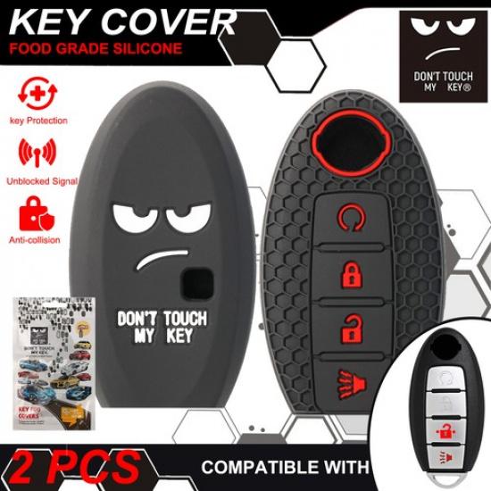 

2PCS Remote Key Cover Case Silicone-For Nissan Altima Kicks Altima Murano 2016