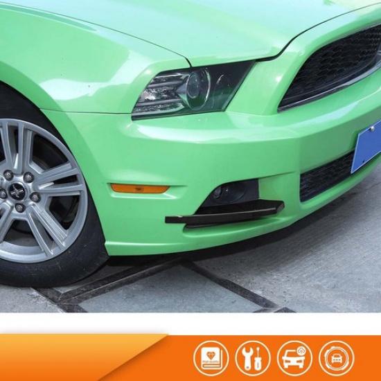 Svart Främre Bumper Under Dimljuslock Trimtillbehör för Ford Mustang 10-14