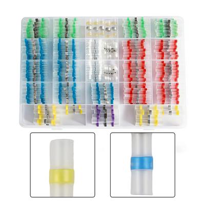 400pcs/set Solder Seal Heat Shrink Terminals Waterproof Wire Connectors For Automotive Systems Repair Accessories