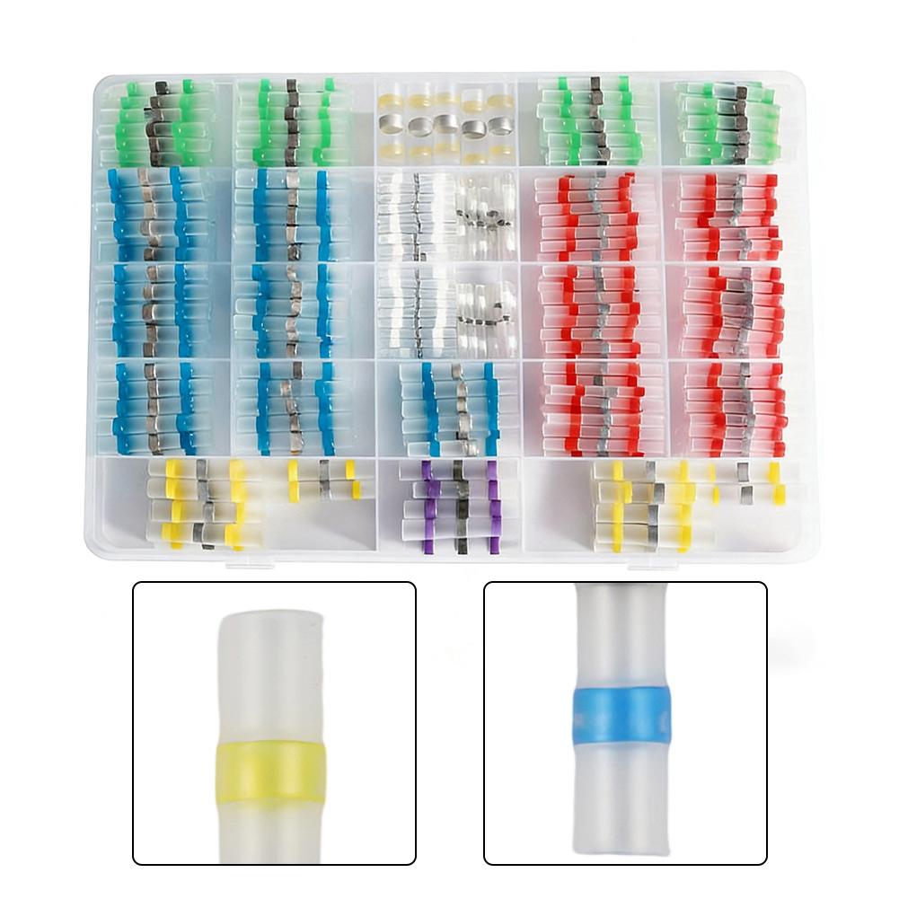 

400pcs/set Solder Seal Heat Shrink Terminals Waterproof Wire Connectors For Automotive Systems Repair Accessories China Mainland