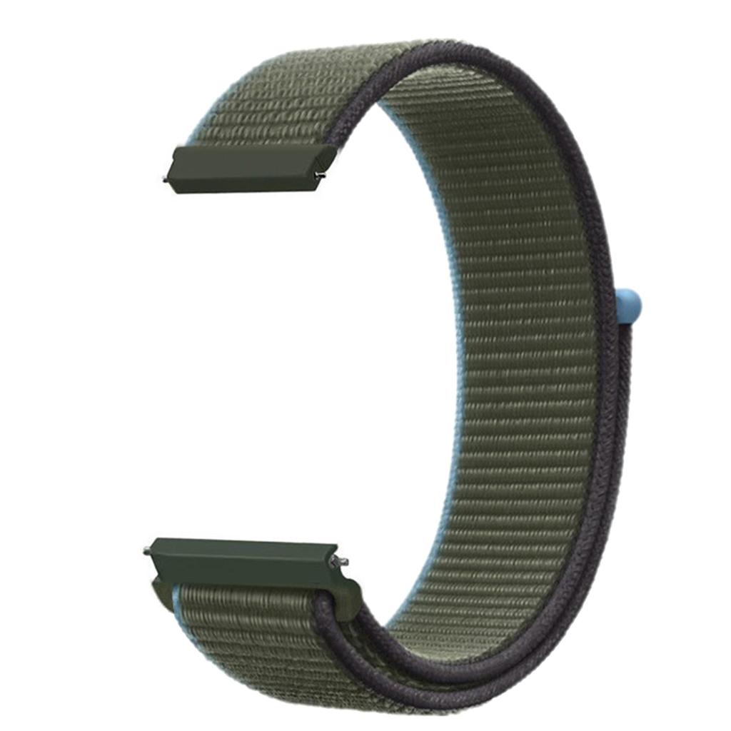 20mm 22mm Nylon Loop Band for Samsung Galaxy Watch 7/6/Classic/5/4/3/Gear S3 Wristband Huawei Watch 4/GT-2-3-Pro/Amazfit GTR/GTS