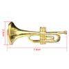 1/12 Dollhouse Miniature Plastic Violin Saxophone Model Musical Instrument Decor