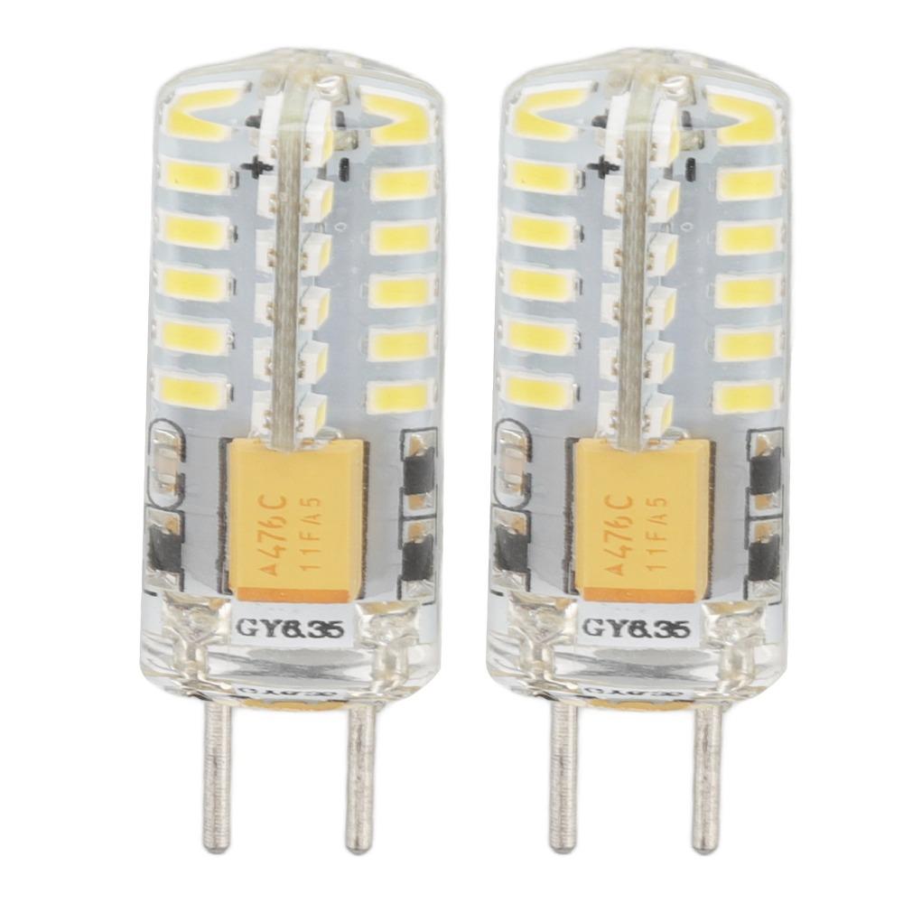 2pcs 12V GY6.35 Bulb 6000K Dimmable LED Bulb Durable LED Corn Bulb  Ceiling Fixture