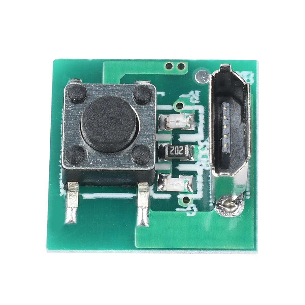 Strong Light Flashlight Accessories DIY Circuit Board Micro USB Charging Port Touch Switch Function Module Two Sets of LED Use
