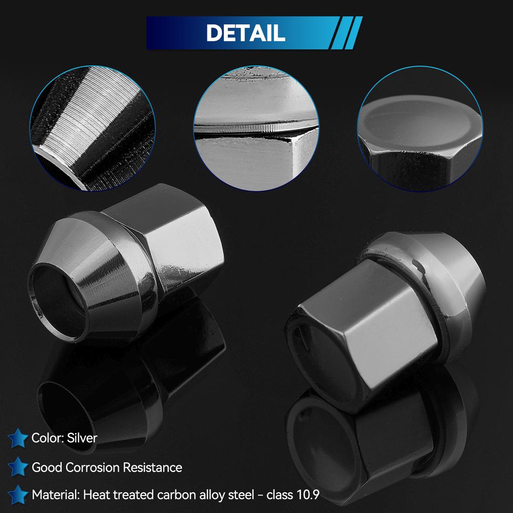 OE# LR001381 Car Land Rover Discovery Sport Freelander Range Rover Evoque Velar Car Wheel Nuts Alloy 4 PCS/SET Car Accessories