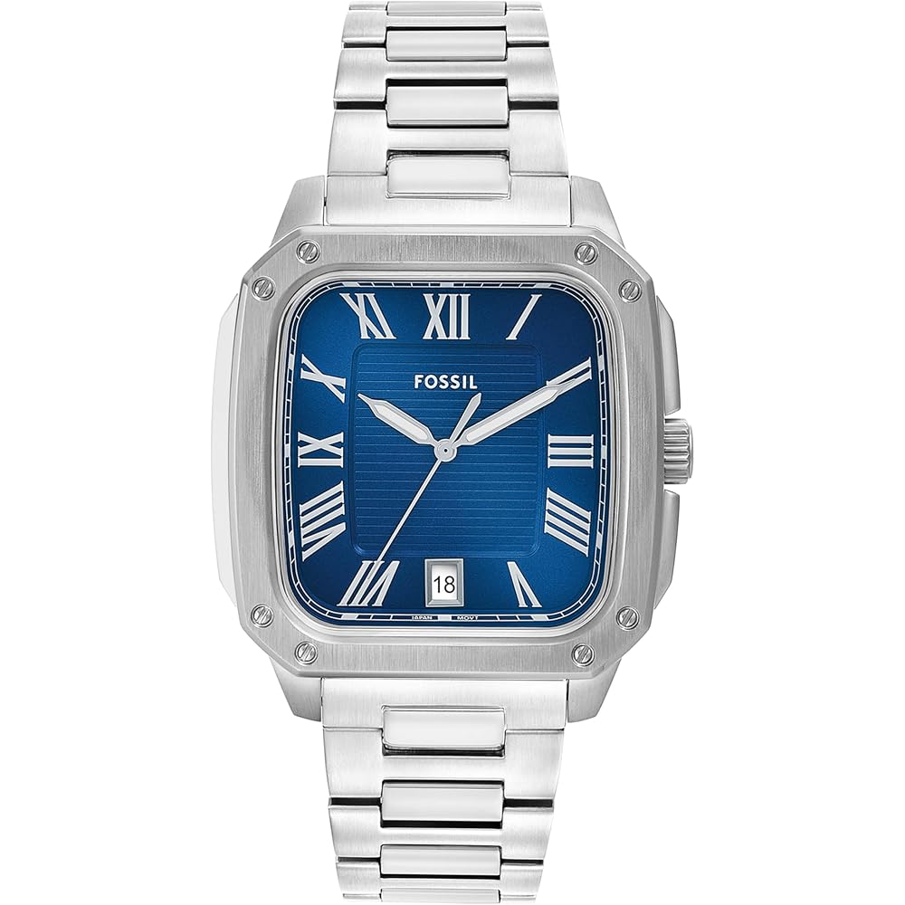 

Fossil Crosby FS6121 Men s Silver Watch