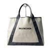 Used BALENCIAGAHandbag gray/Ivory canvas/leather Women