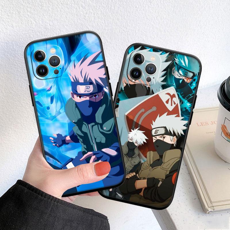 PP49 Naruto Kakashi Soft Shell Phone Case for Samsung Galaxy S20 S21 S22 Ultra FE + Plus A21S A22 A24 A25 A26 A30 A30S A31