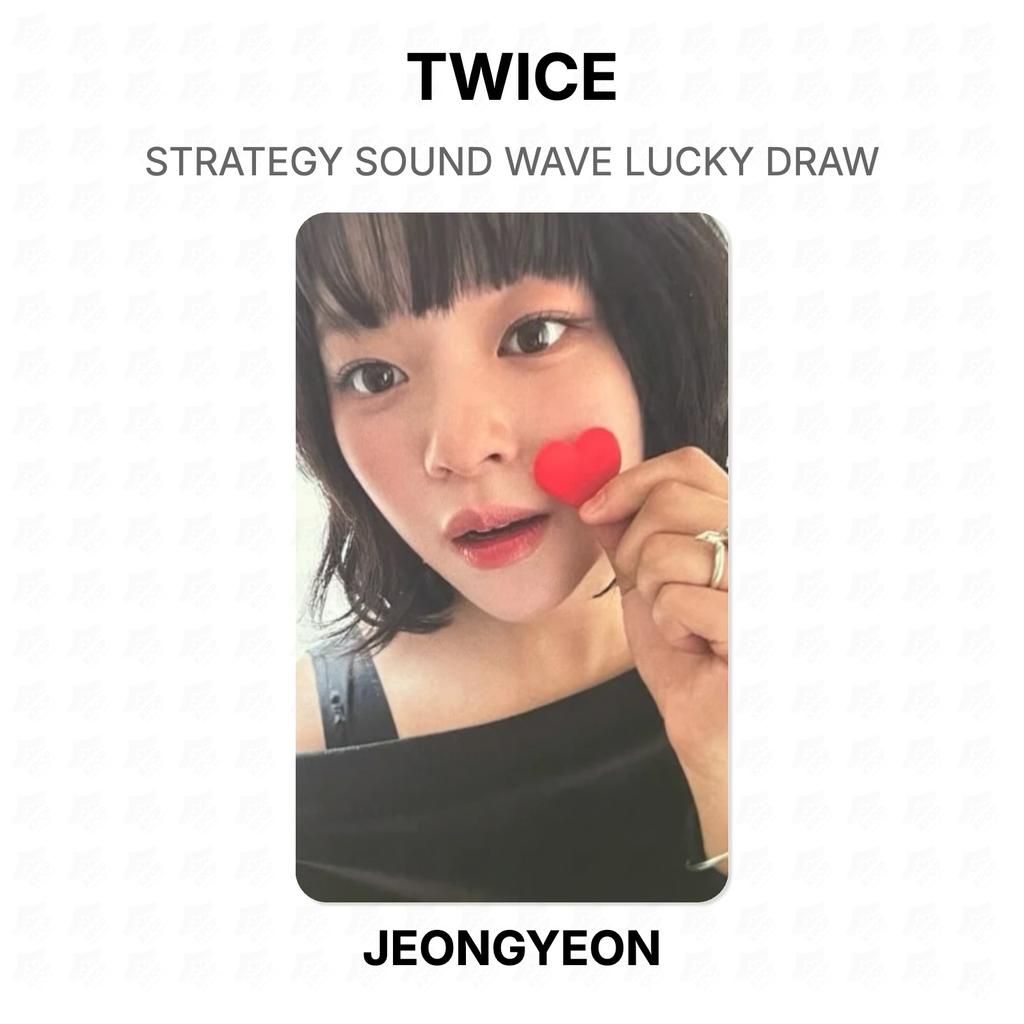Twice STRATEGY ONDA SONORA SORTEIO OFICIAL Fotocarteira Oficial