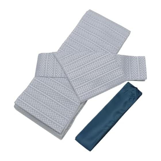 [KYOETSU] Obi Square Obi One Touch Made in Japan Yukata Kimono Men s Waist Strap Set Dobby