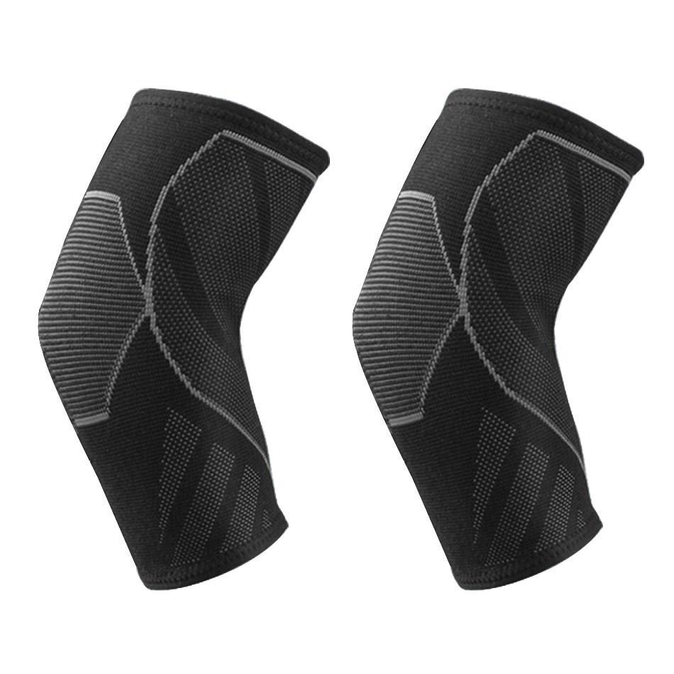 

2 PCS Compression Elbow Support Pads Elastic Brace for Unisex Basketball Volleyball Fitness Protector Arm Sleeves High Quality Practical Daily Use M