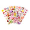 3D Puffy Stickers 6/12 Sheets Pack Random Mixed Butterfly Flower Pattern Bulk Self Adhesive Sticker DIY Scrapbook Decoration ZYF