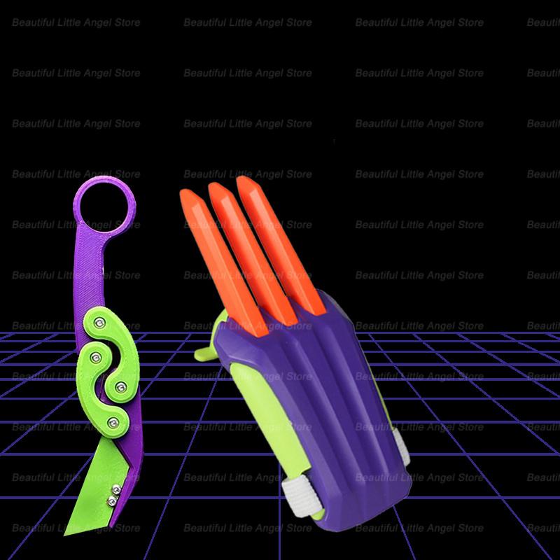 

Нові 3D Морква Гравітаційна Кігтева Іграшки-Фітджети Декомпресійна Картка-Натискалка Іграшка Антистрес Мила Ріпа Ніж Зняття Стресу Хлопчик Круті Іграшки Подарунок