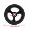 5 Inch Trolley Wheel Inner 8mm Grass Trimmer Wheel Durable Solid Rubber Wheel  Grass Trimmer