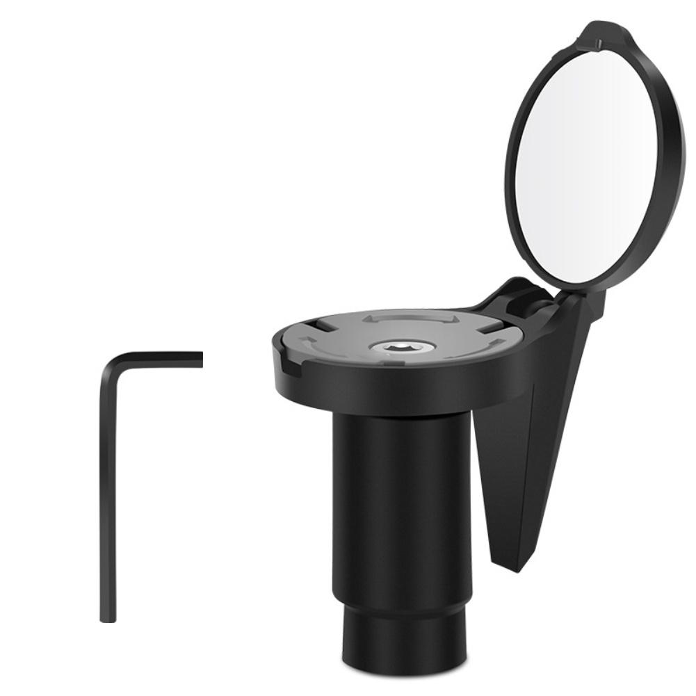 DOMEN Bicycle Handlebar End Mirror Bicycle RearView Mirrors MTB Road Bike Adjustable Convex 360° Rotate Mirrors Bike Accessories чёрный