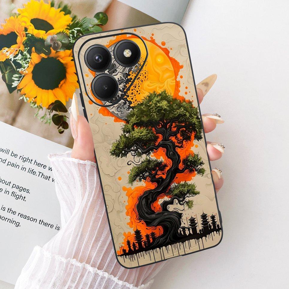 Casing For Tecno Pova 7 4G 5G LJ6 LJ7 Phone Case Pova 7 Pro Pova7 Ultra Cases Cute Cartoon Animals Dragon Lion Soft Black Cover