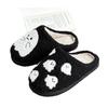 Little Ghost Cotton Slippers Women's Autumn and Winter New Cute Home Thick Bottom Plush Warm Cotton Drag Men's