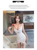 Sexy Hot Girl Hollow Low-Cut Bodycon Mini Dress for Nightclub & Foot Massage Technician Work