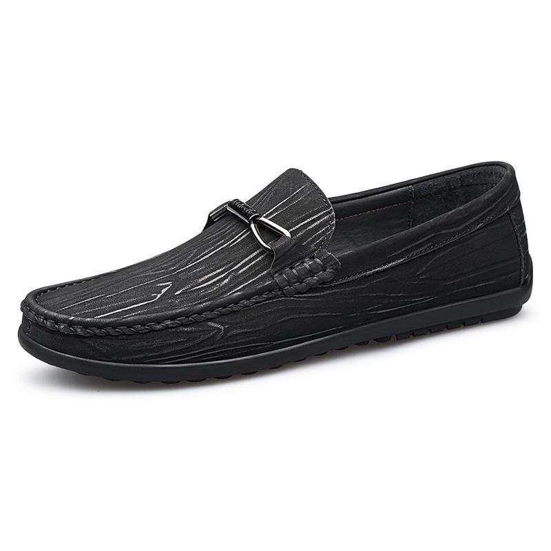 Causal Leather Men Shoes Formal Mens Loafers Moccasins Soft Breathable Slip on Boat Shoes Leisure Walk Italian New Driving Shoes