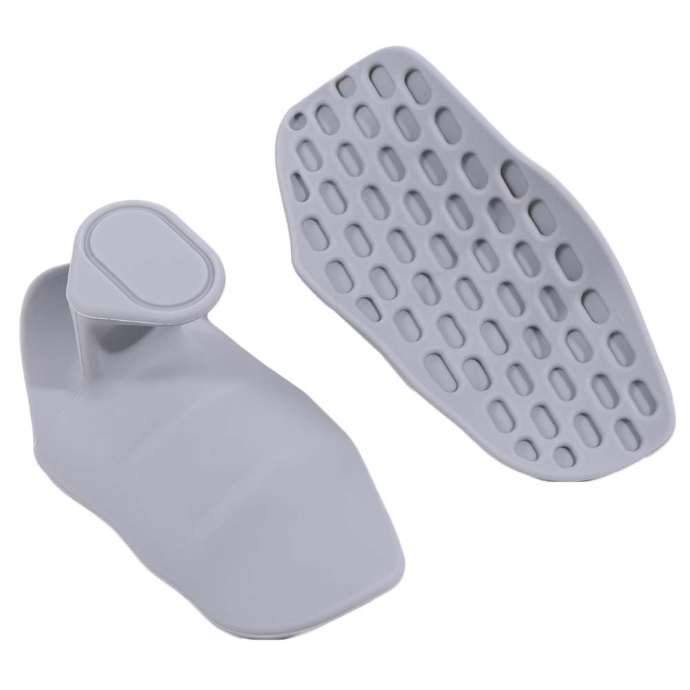 1 par ergonomiska träningshandskar för gymmet, elastiska silikonhandflatsgrepp, grepp för tyngdlyftning, marklyft