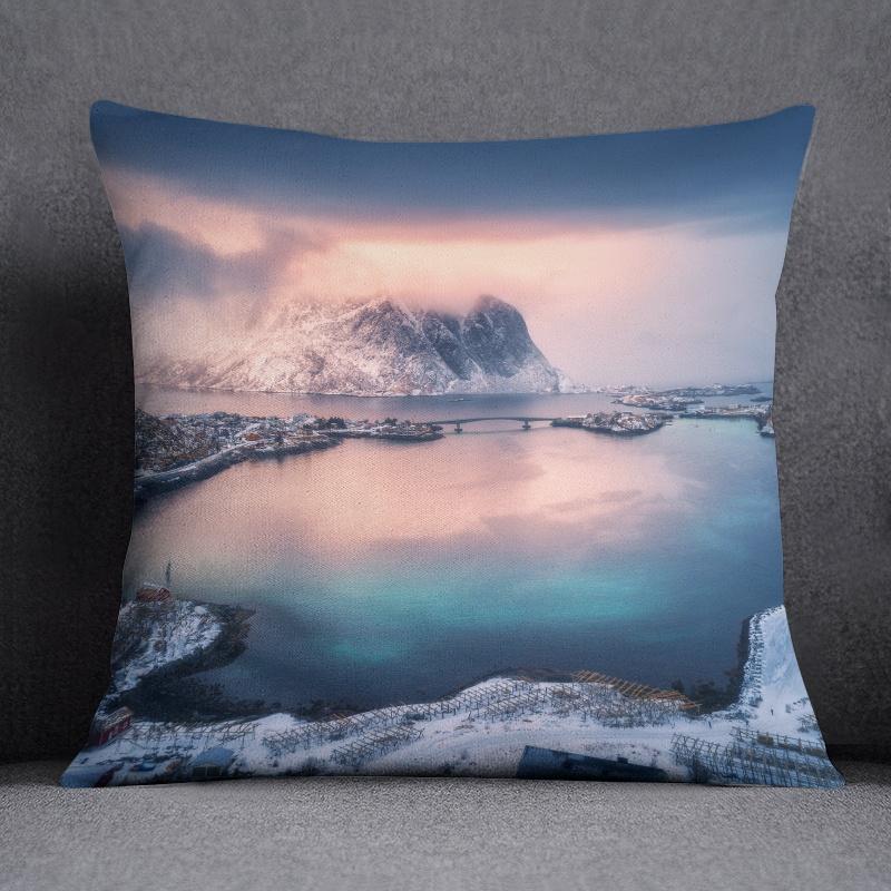 45x45cm Psychedelic Sky Series Decorative Pillowcase Living Room Sofa Office Cushion Cover  Aesthetic Bedroom Home Decor