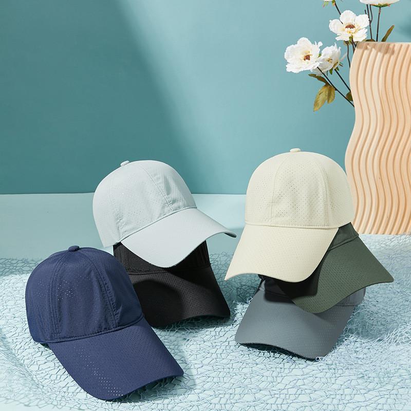 Summer Uv Protection Baseball Cap For Men Women With Adjustable Fit And Waterproof Nylon Material