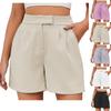Modische lässige kurze Damenhose mit Taschen