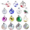 Premium Waterproof PET Christmas Tree Balls Xmas Tree Baubles Ornaments Cake Decoration