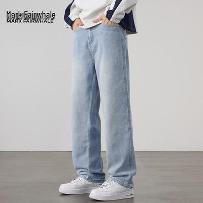 Mark Fairwhale Men's Loose Straight Leg Denim Jeans