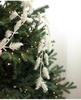 Christmas Vine & Branches: Champagne White & Gold Powder Tree Decor