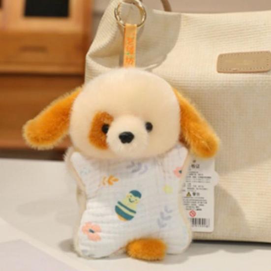Doll Pendant Cartoon Elephant Monkey Fox Frog Design Plush Keychain Bags Backpacks Keys Decorative Bag Accessory