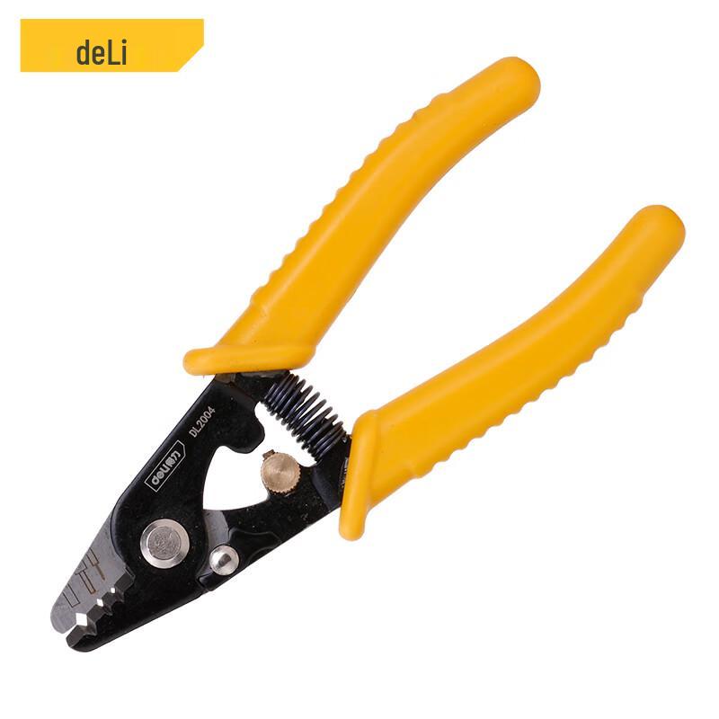 Deli 6-inch Three-Hole Fiber Optic Stripper