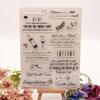 Birthday Celebration Clear Stamp Background Silicone Stamp for Birthday Card Making Scrapbooking Album Journal Planner
